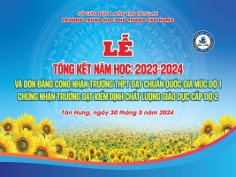 LỄ KHAI GIẢNG NĂM HỌC 2024 - 2025 - TRƯỜNG THPT TÂN HƯNG